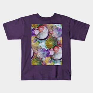 Rainbow Bubbles-Colorful Sea Kids T-Shirt